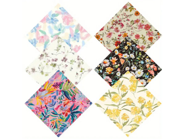 Elegant Flower Design Microfiber Cleaning Cloth